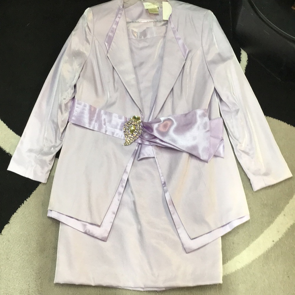 Corinthians sz 14 Purple 2pc women’s dress suit